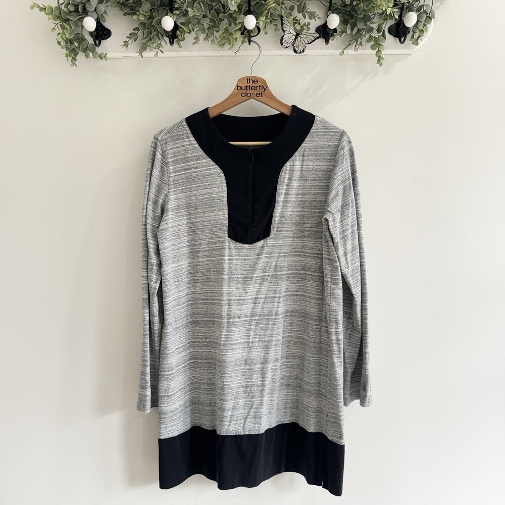 Coolibar UPF 50 1/4 Zip Long Sleeve Tunic Top Womens Size Medium Gray Stretch GG